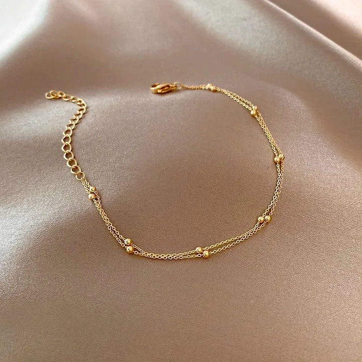 14k gold plated sterling silver bracelet