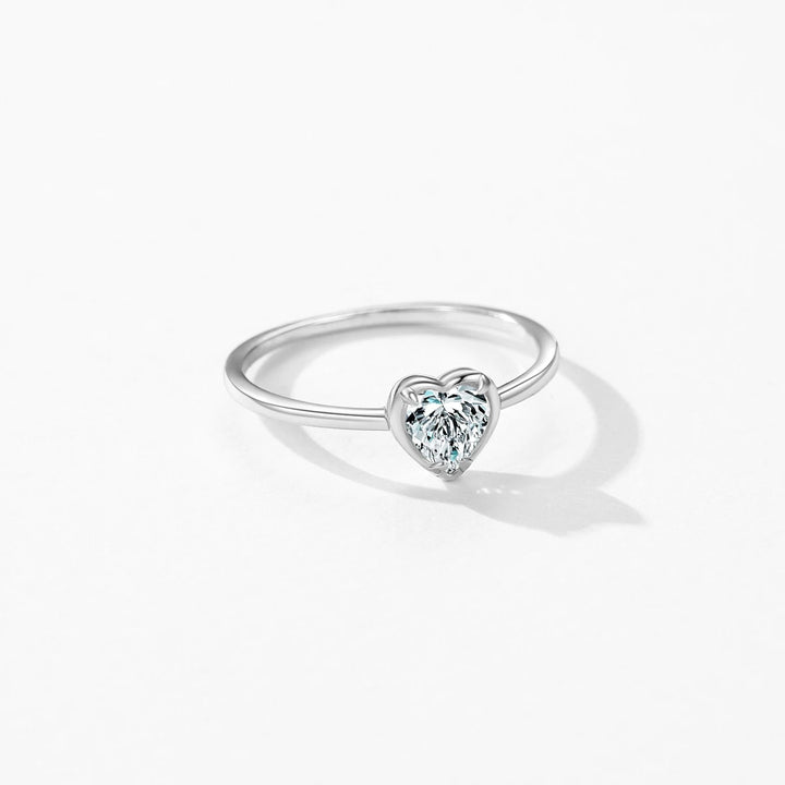 MODIAN 925 Sterling Silver Ring with classic zirconia