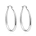 Shine Gold Color Women Earrings Fashion Smooth Hoop Earrings for Women Engagement Wedding Jewelry Gift