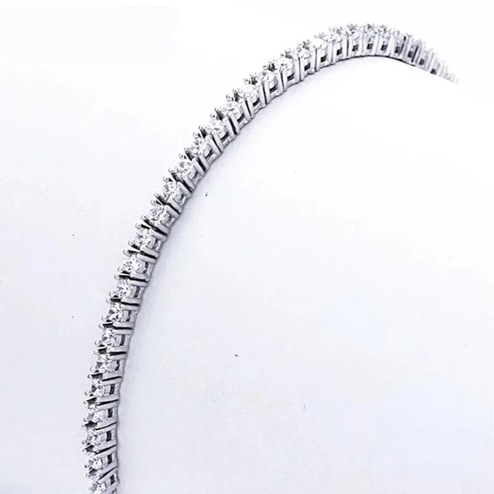 925 sterling silver bracelet with zirconia