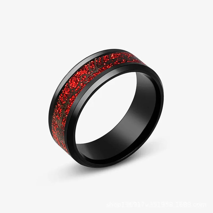 Viking Dragon Tungsten Ring