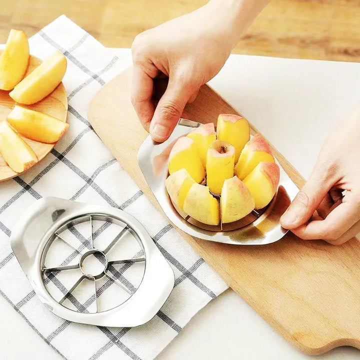 Stainless steel fruit and vegetable cutter