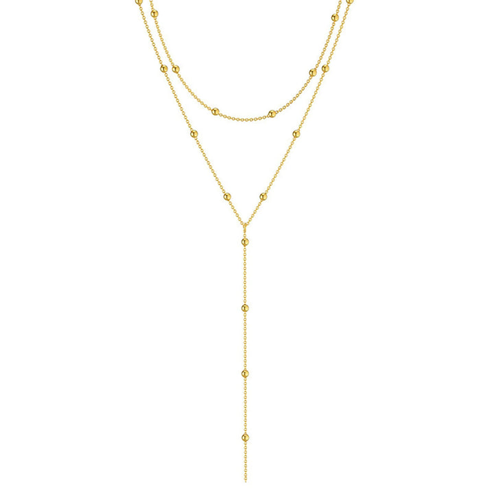 Choker necklace with gold plated pendant