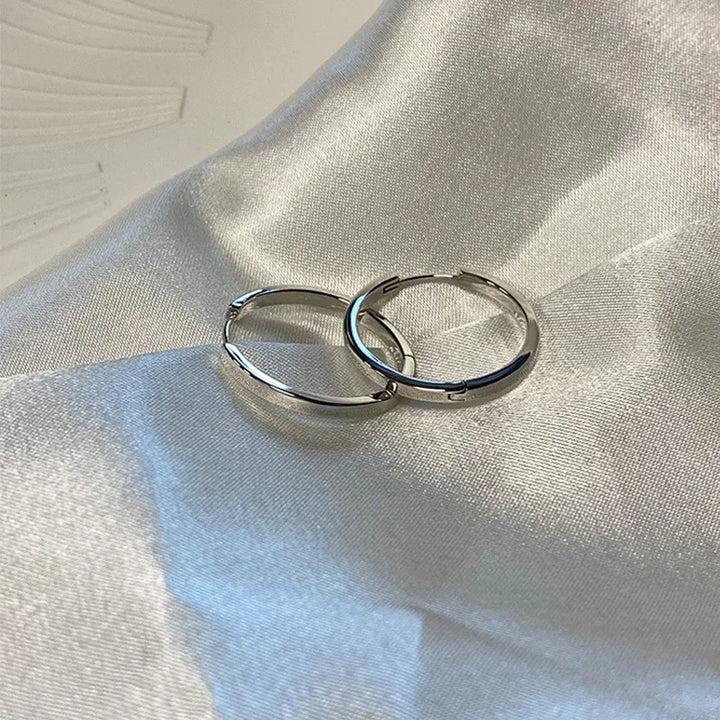 Minimalist retro stainless steel square earring