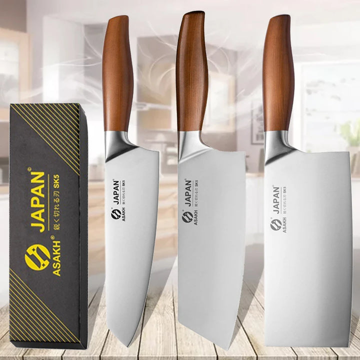 Japanese Kitchen Knives Set Stainless Steel