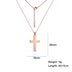 Cazador Jesus Cross Hollow Pendant Necklaces for Women Men Christian Chocker Wholesale Stainless Steel Jewelry Birthday Gifts