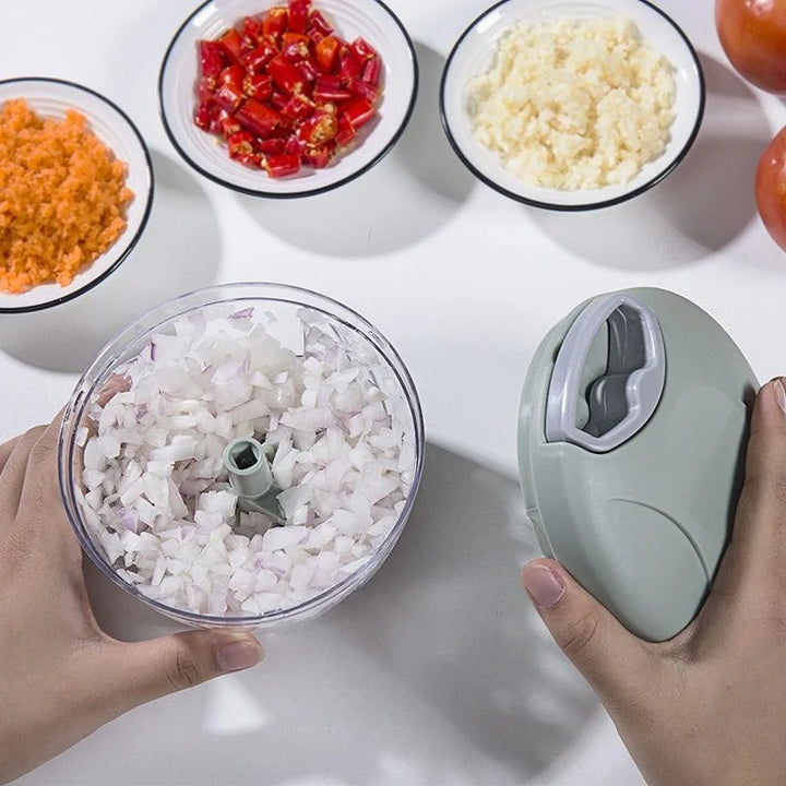 Rotary Manual Garlic Onion Pepper Crusher