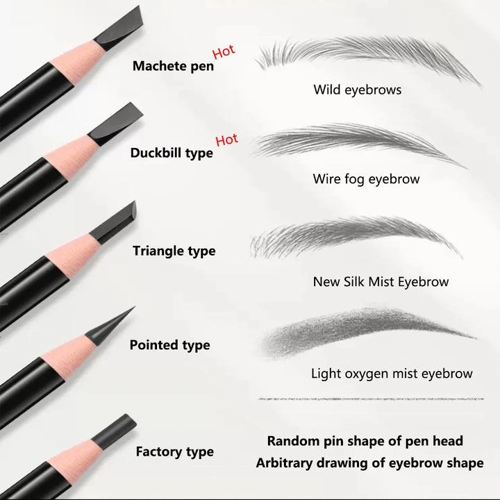 Waterproof eyebrow pencil