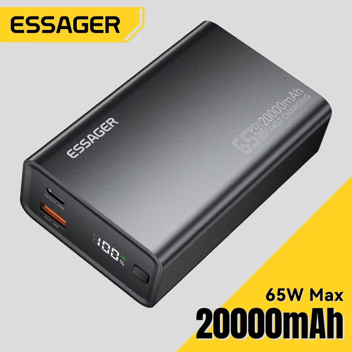 20000mAh Portable Fast Charging Power Bank for Mobile Phone Laptop Tablet Mac