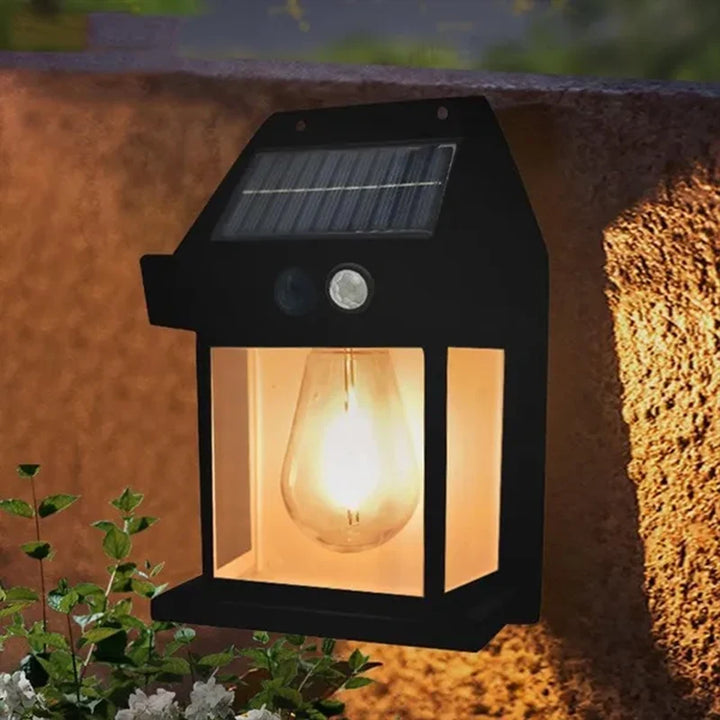 Solar Tungsten Night Light Waterproof Motion Sensor