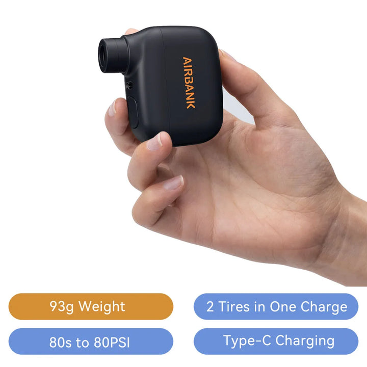 AIRBANK Mini Electric Pump Portable Wireless Tire Inflator Fast Charging